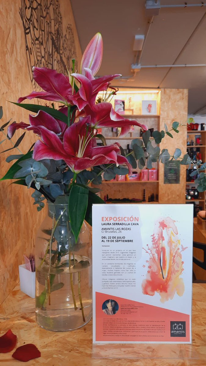 amantis_net's tweet photo. La expo de @lauraserradilla #vulvalove sigue en #amantisLasRozas hasta el dia 19. 

¡Que no se te escape! 

https://t.co/KaLMHwOaq5

#arte
#vulva
#expo https://t.co/TCoK7kDER8