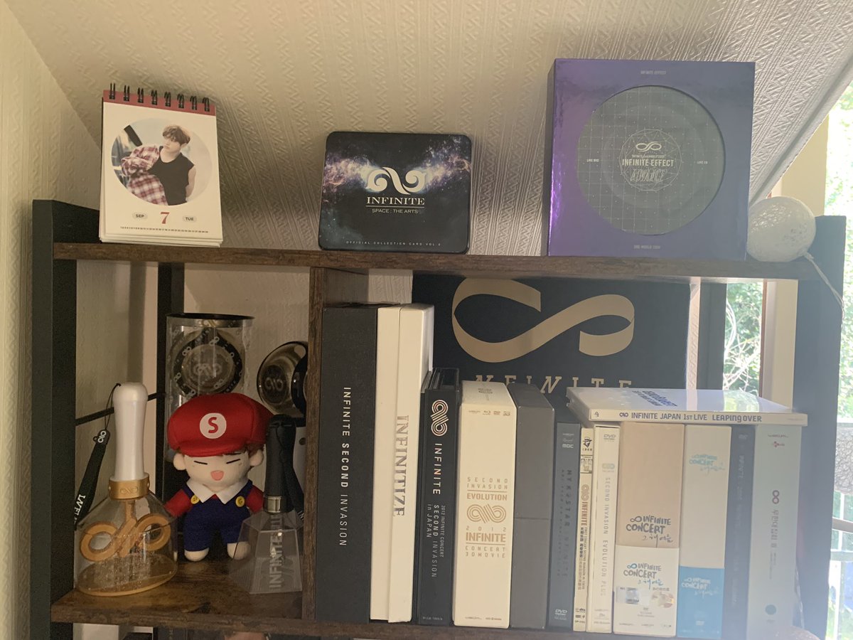 HeavenAndL's tweet photo. I’m finally done! And I’m so so happy! My #INFINITE collection in one and only place 🥰 #인피니트 https://t.co/oTT3ll8EYz