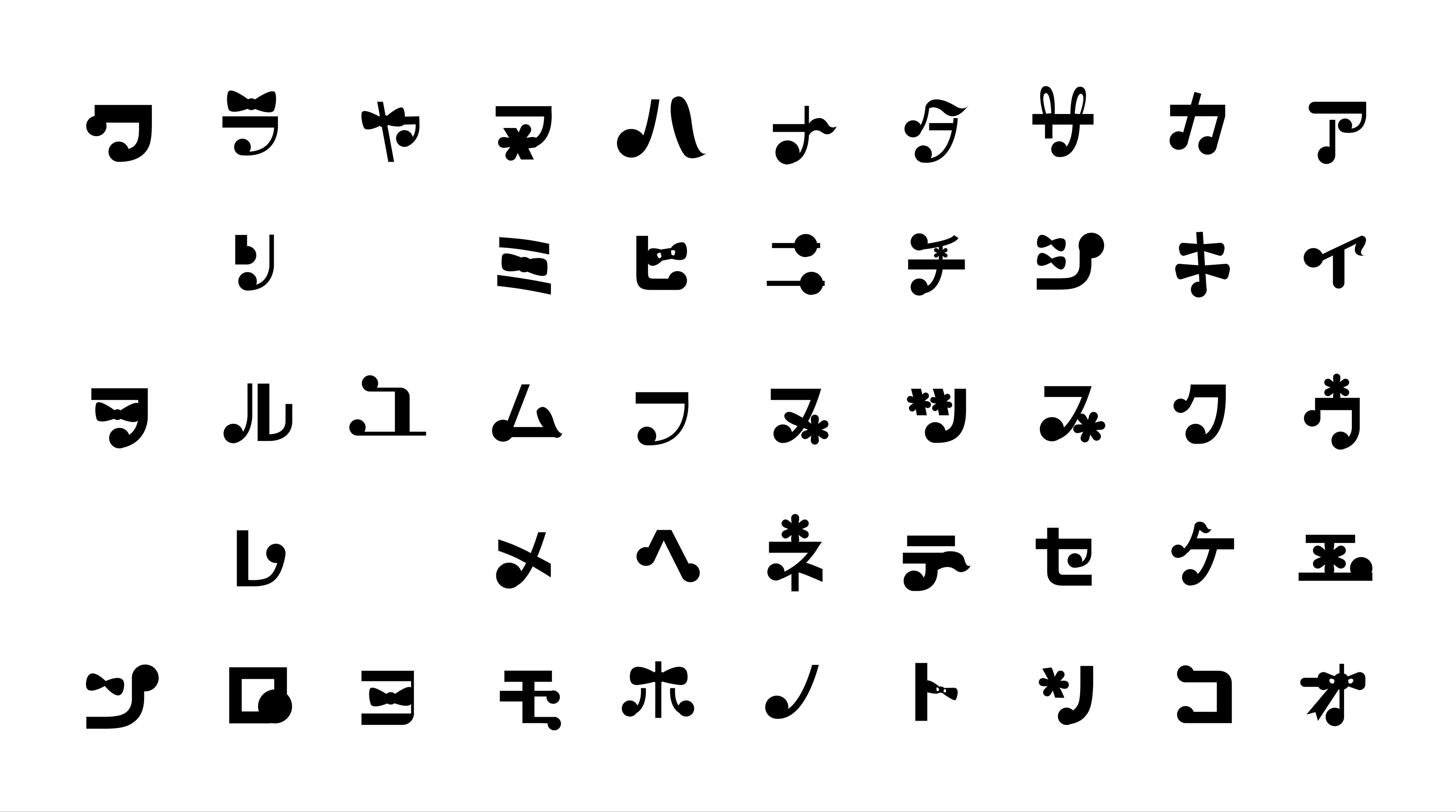 フルカワ あやpopフォント ひらがな カタカナまとめ 今日でカタカナ最後だったので濁点含めた表作りました いらすぽん フォントデザイン グラフィックデザイン T Co Ukzbuietrr Twitter