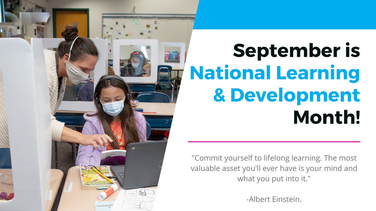 engage_learning's tweet photo. It's National Learning &amp; Development month! A month to remember the value of education at every stage of life. Our eGrowe Coaching Model allows #teachers &amp; #edleaders to continue growing in their field which is exciting because when our schools thrive, our students thrive! https://t.co/CcGrn4wZ6o
