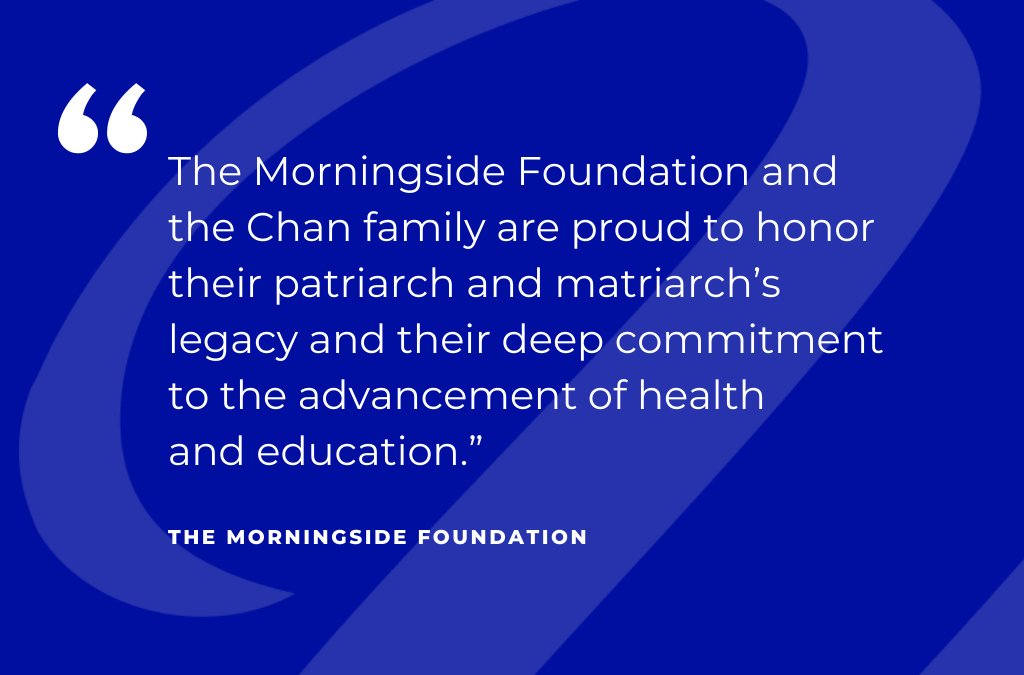 UMass Chan Medical School (@umasschan) on Twitter photo The School of Medicine is being named after late patriarch T.H. Chan; the Graduate School of Nursing after matriarch Tan Chingfen, a nurse; and the Graduate School of Biomedical Sciences after the family's investment group, Morningside: bit.ly/3l3Ubky #UMassChan The School of Medicine is being named after late patriarch T.H. Chan; the Graduate School of Nursing after matriarch Tan Chingfen, a nurse; and the Graduate School of Biomedical Sciences after the family's investment group, Morningside: bit.ly/3l3Ubky #UMassChan