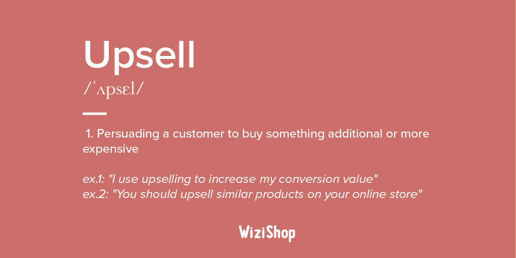 WiziShop's tweet image. #UPSELL 📈

Have you heard of it? Are you making the most of this valuable feature? 🤔

#Upselling is a great way to increase your #conversionvalue and promote more products in your #productcatalog 💥

#onlinestore #ecommerce #upsellfeature #onlineshopping #conversion