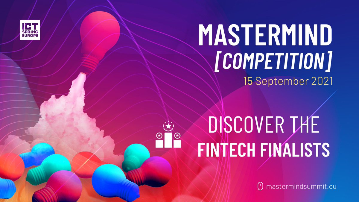 ICTSpring's tweet photo. 😱 The 7 finalists in the #FinTech category for #MastermindCompetition are out: @neuroprofiler @Emata_UG @GreenomySaaS @credgenics @divizend Act Analytics
Want to know more? 👉 https://t.co/rlQPX1ty4u
#SideEvent #ICTSpring2021 #StartupContest #B2BEvent #FarvestEvent https://t.co/7YkbKw7NqD
