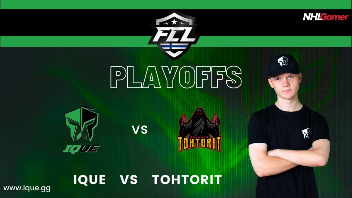 PLAYOFFS ROUND 2 (TOP 32) 

IQUE (3) VS <a href="/tohtoritesports/">Tohtorit 🧙🏽‍♂️</a> (41) 

Games 1 &amp; 2 (3) 
22 EEST twitch.tv/IQUENHL 

<a href="/NHLGamerCOM/">NHLGamer</a> <a href="/esm_gg/">eSM 2023</a> #mukanaWilhelm #kouvolanlakritsi #esportsfi