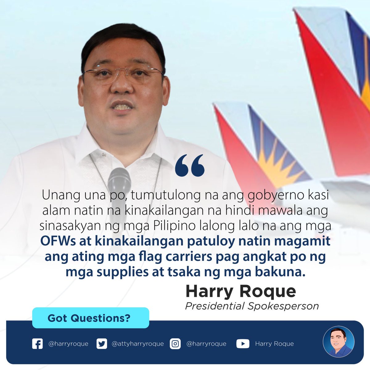 Harry roque twitter