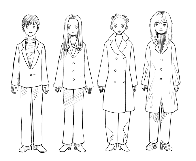 こねっとのYOU ARE THE ONE見ながら、キャラデザが完璧だぁ…って思いながら、描いたやつです 