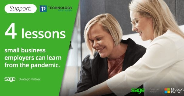 4 lessons small business employers can learn from the pandemic
We don’t have to pick up exactly where we left off before. The pandemic taught employers many lessons about work and it’s important not to forget them. lnkd.in/en2xaacE #sage200 #sage #erpsoftware #erpsolutions