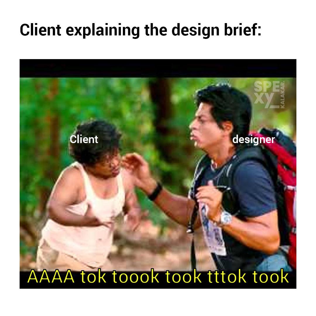 Daily scenario #clientbrief
#designerslife #agencylife