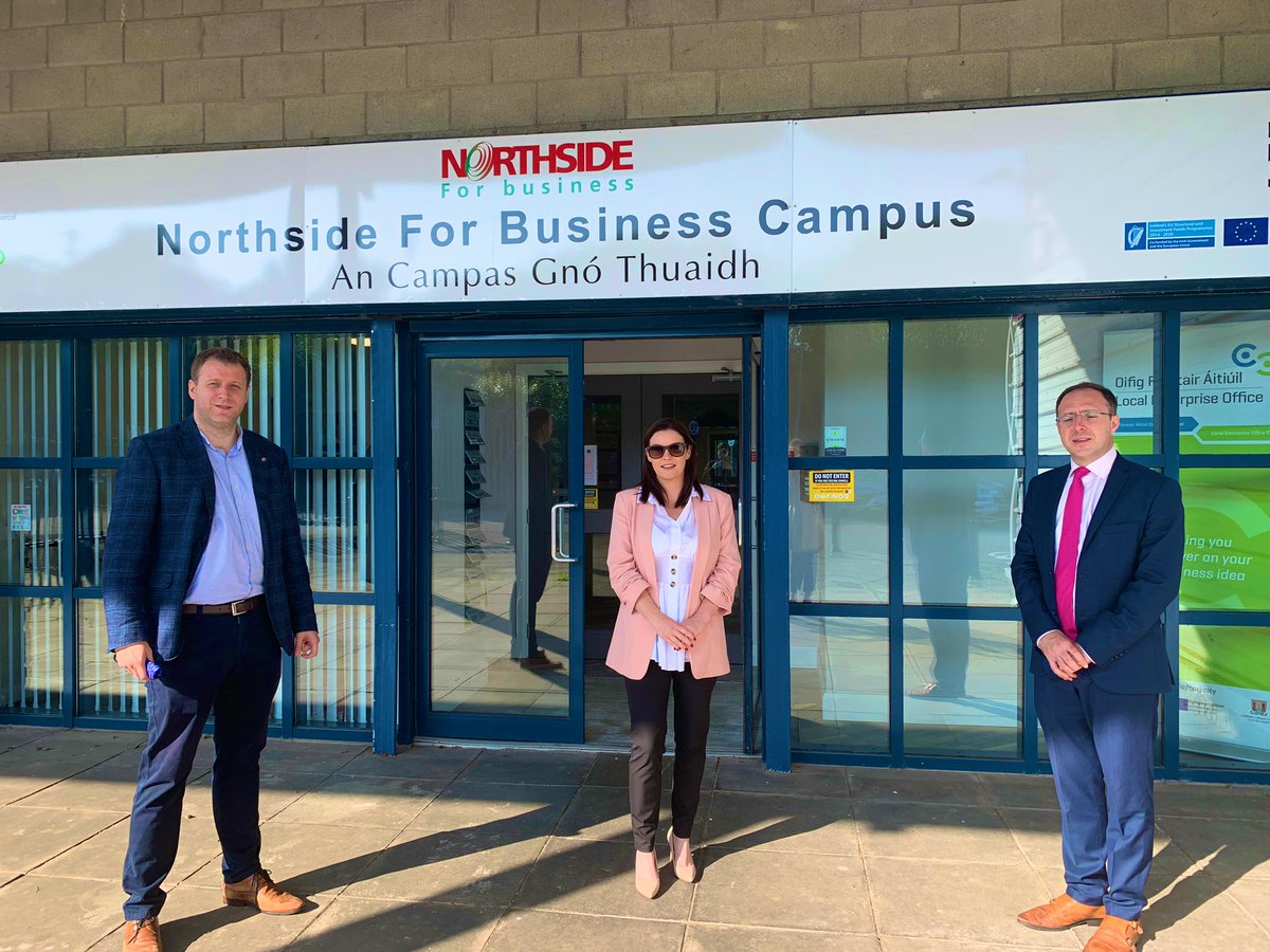 RobertTroyTD's tweet photo. Engaging discussion with businesses at the @Northside4Biz campus in Cork this morning w @padraigosull. Excellent initiative supporting enterprise and employment in the area
#supportingenterprise #protectingjobs https://t.co/OSTBGKMjlL