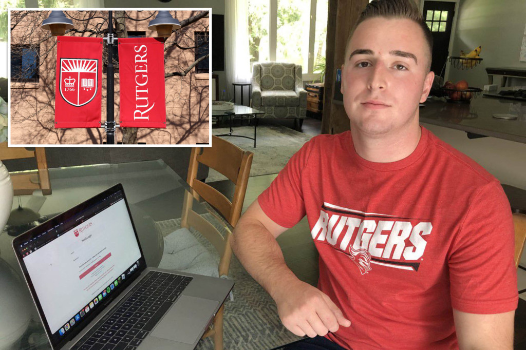 nypost's tweet image. Rutgers bars unvaccinated student from attending virtual classes trib.al/fOvx1Jc