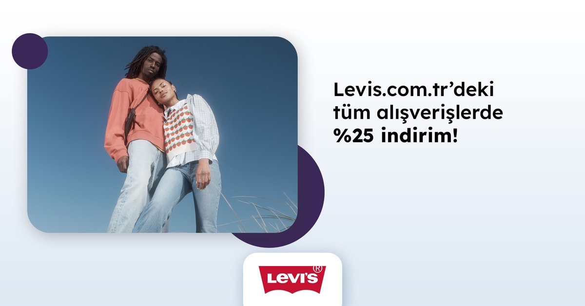 BKM Express’le levis.com.tr'den yapacağınız tüm alışverişlerinizde anında %25 indirim! @LEVIS_TR  bkm.bz/levis0921