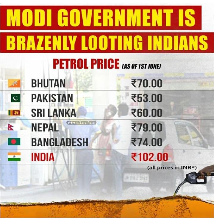 DKArtist5's tweet photo. @ajit519sst @Raziya_0786 Bolo bhakto modi govt. Ache din layegi https://t.co/JH6GQdQgaA