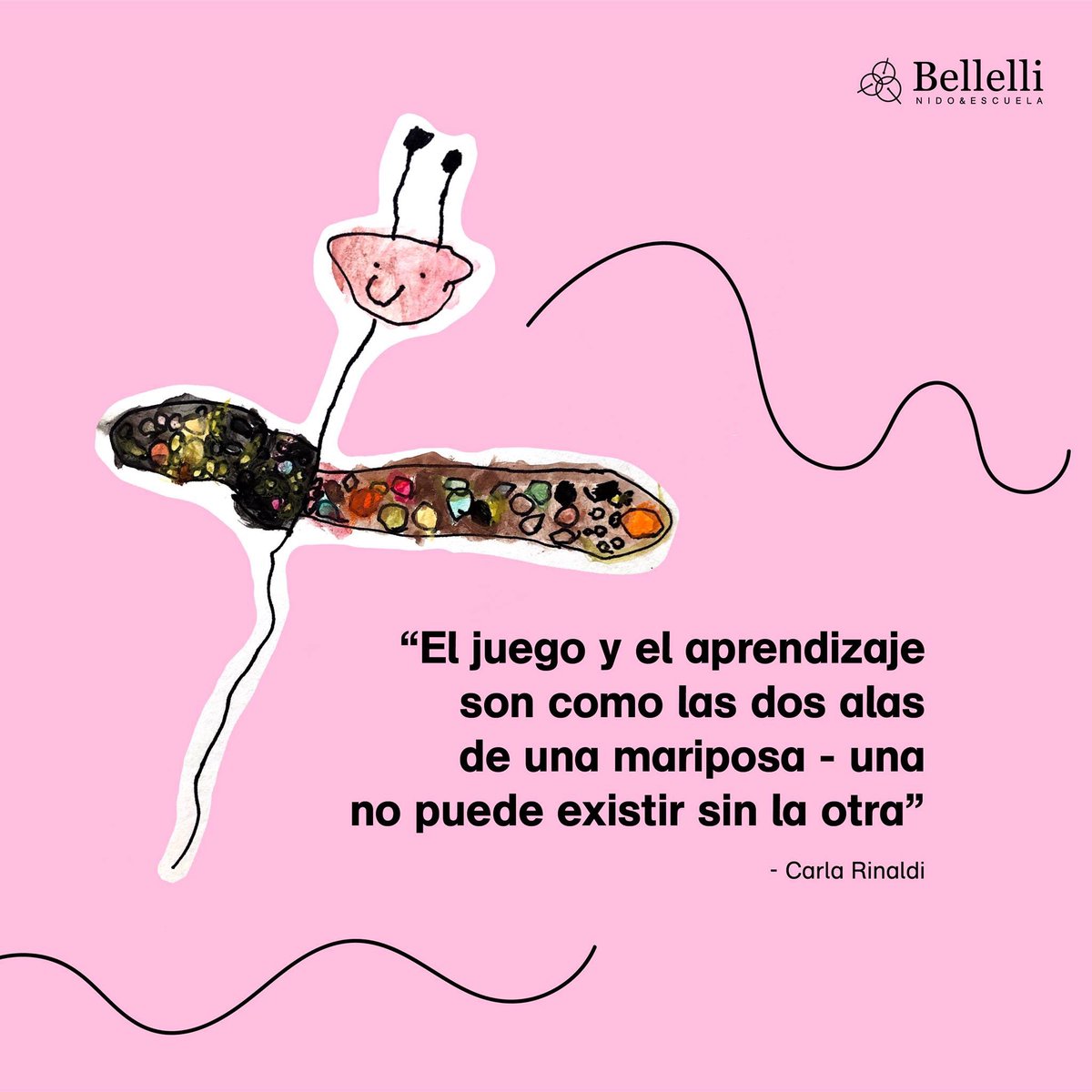bellelli_edu's tweet photo. “El juego y el aprendizaje son como las dos alas de una mariposa: una no puede existir sin la otra.” Carla Rinaldi https://t.co/b7u2U8YBfw
