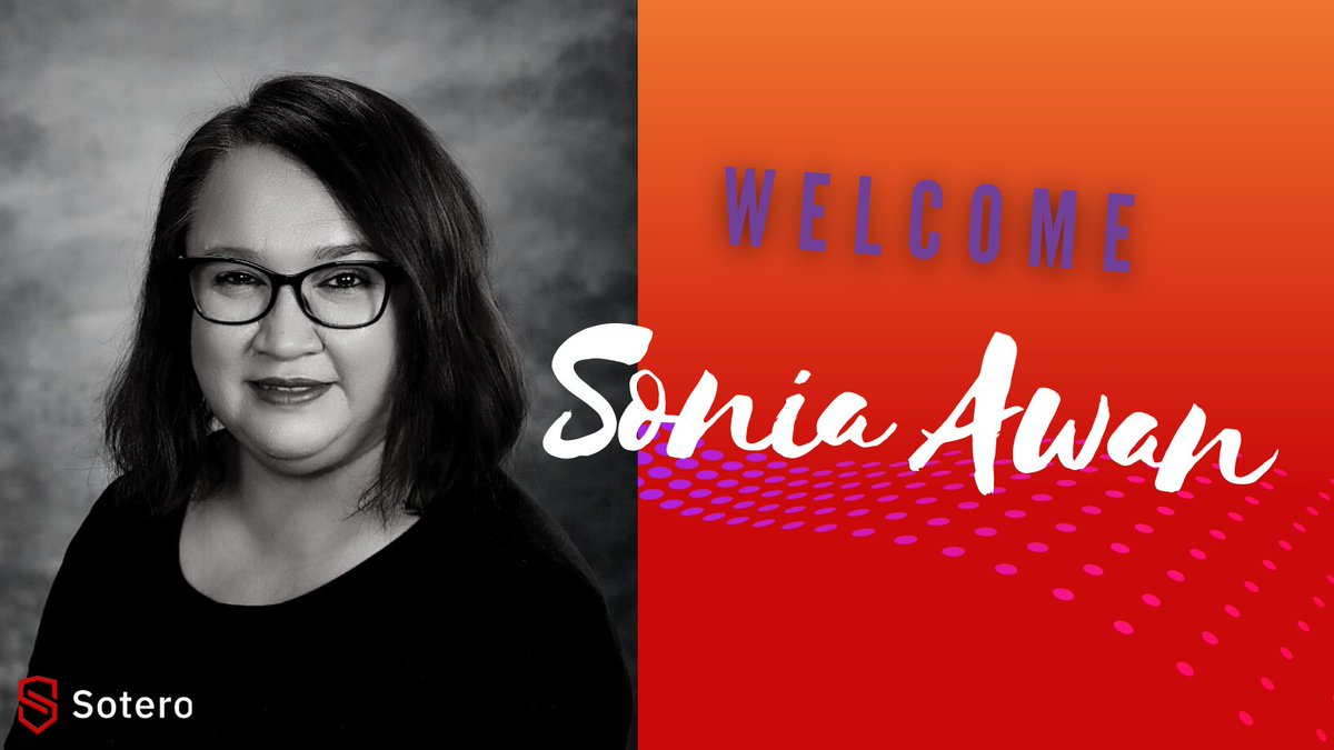 SoteroSecure's tweet image. ❇️ NEW HIRE ALERT ❇️ 
Welcome to the family @Sonia Awan!  Sonia joins us on @Sotero&apos;s Marketing team and is heading up our Press and Analyst Relations!  We&apos;re extremely excited to have her on board!
.
.
.
#werehiring #dataencryptiontechnology #letsgetdowntobusiness