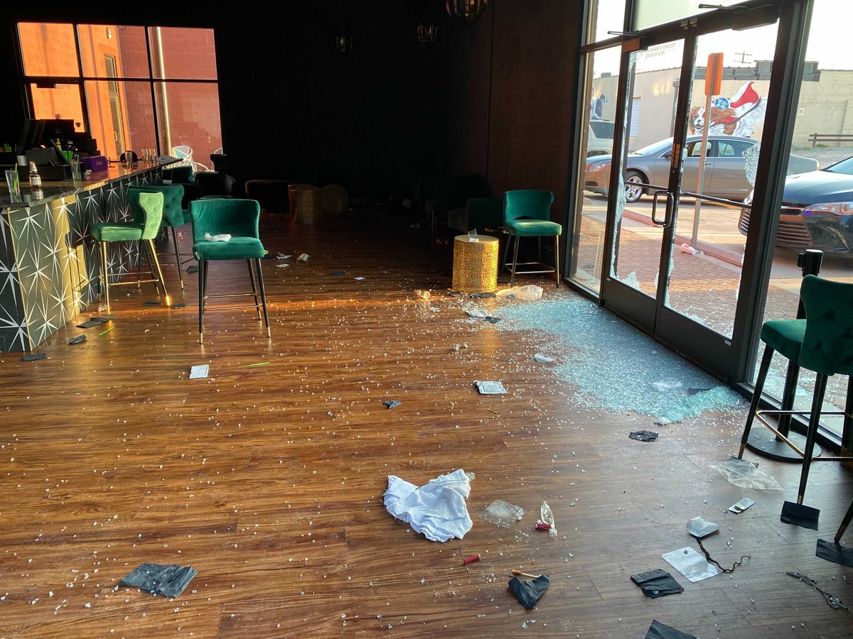 KWCH12's tweet photo. Here's a closer look of Enigma Night Club after a mass shooting occurred there early Tuesday morning. One person was killed and seven others were injured in the shooting. @WichitaPolice are still looking for a suspect. More about the shooting here: https://t.co/LgNk9KGVkb https://t.co/fjYviJGwD5