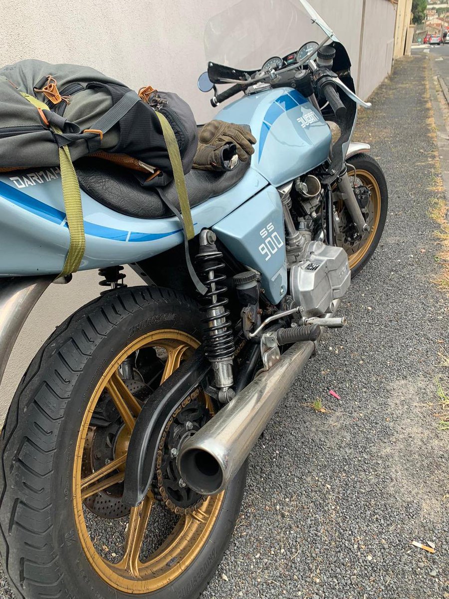 Pierre Kirool 🚀 (@pierre_kirool) on Twitter photo So... <a href="/JohannZarco1/">Johann Zarco</a> is riding on this 1981 Ducati 900 SS Darmah (property of <a href="/adrian_parassol/">Adrianoni</a>) to go from France to <a href="/AragonMotorLand/">MotorLand Aragón</a> circuit for the #AragonGP.
That's truly amazing ! <a href="/ducaticorse/">Ducati Corse</a> <a href="/DucatiMotor/">Ducati</a> <a href="/pramacracing/">Pramac Racing</a>
<a href="/denkmit/">Simon Patterson</a> please don't crash him with your van. So... <a href="/JohannZarco1/">Johann Zarco</a> is riding on this 1981 Ducati 900 SS Darmah (property of <a href="/adrian_parassol/">Adrianoni</a>) to go from France to <a href="/AragonMotorLand/">MotorLand Aragón</a> circuit for the #AragonGP.
That's truly amazing ! <a href="/ducaticorse/">Ducati Corse</a> <a href="/DucatiMotor/">Ducati</a> <a href="/pramacracing/">Pramac Racing</a>
<a href="/denkmit/">Simon Patterson</a> please don't crash him with your van.