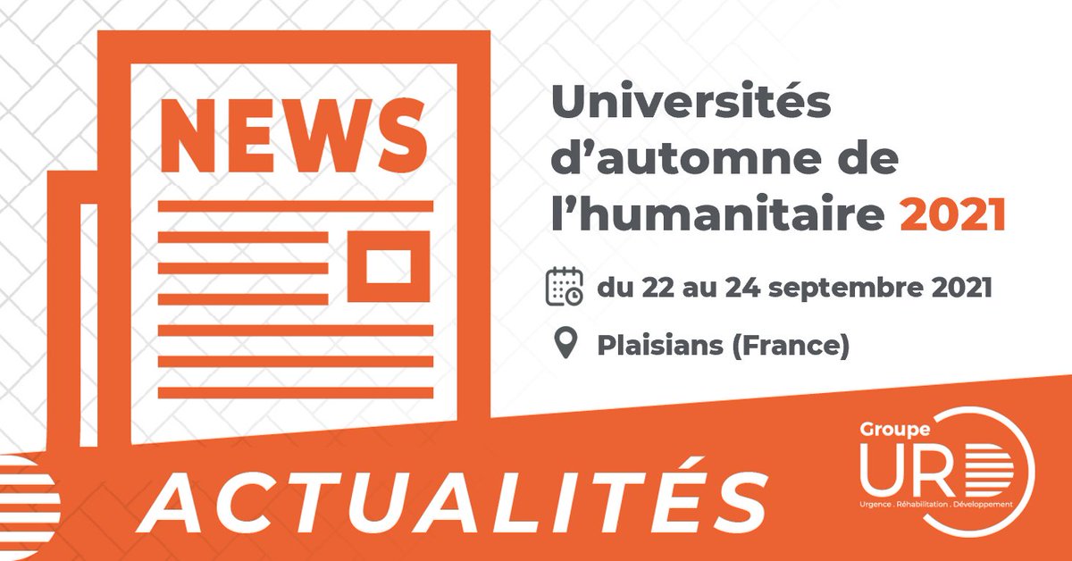 GroupeURD's tweet photo. 🌍 Liban, Somalie, Japon, Haïti… une invitation à se décentrer : quelques témoignages d’acteurs « locaux » en première ligne de la réponse aux crises, #UAH2021 du @GroupeURD 
Rejoignez-nous du 22 au 24 septembre ! 
https://t.co/lAOlub9Lvr https://t.co/l6SeL8fivp