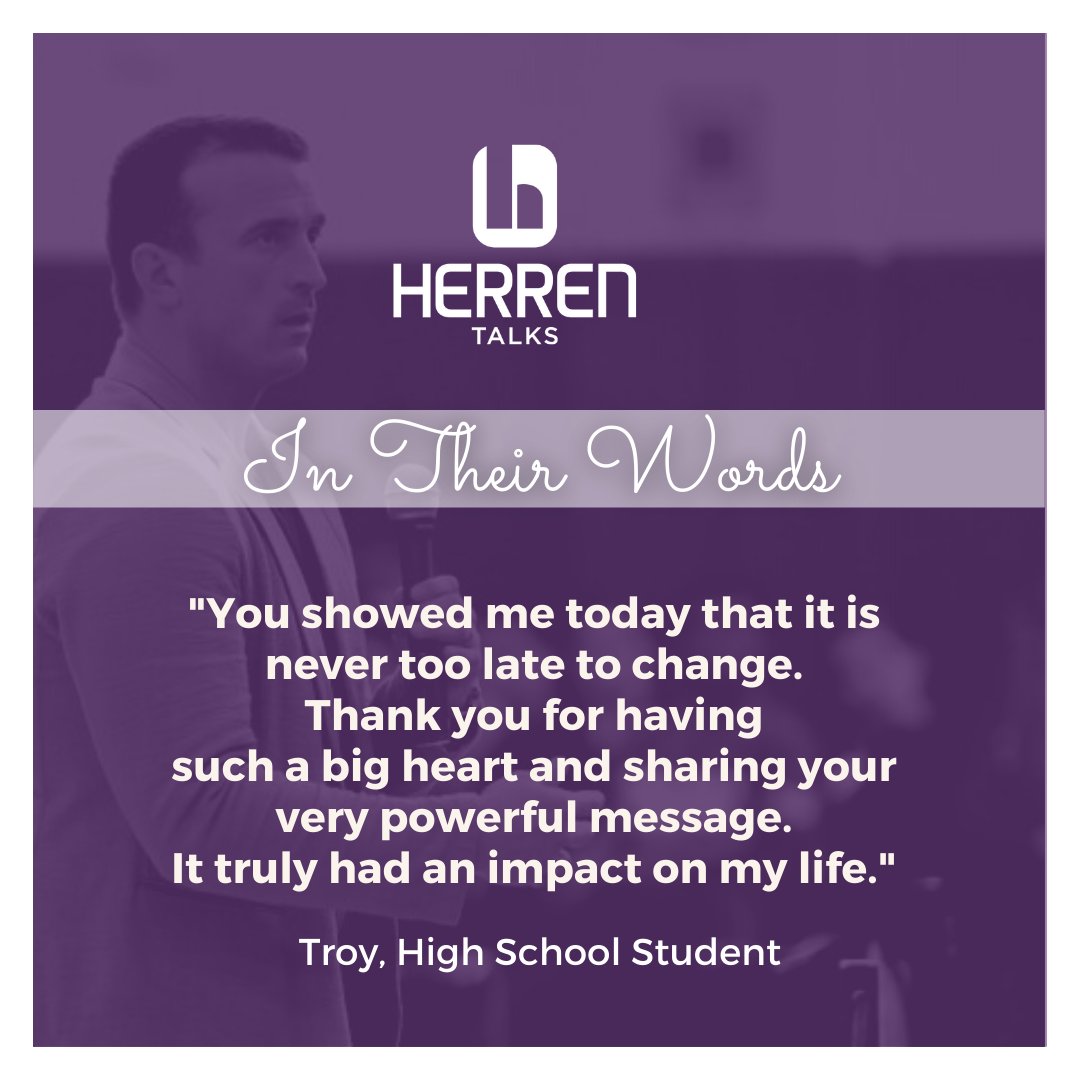 HerrenTalks's tweet image. It is never too late to start again. Make good decisions and build on them. Today is a new day full of opportunity. #HerrenTalks #firstday #justone #InTheirWords