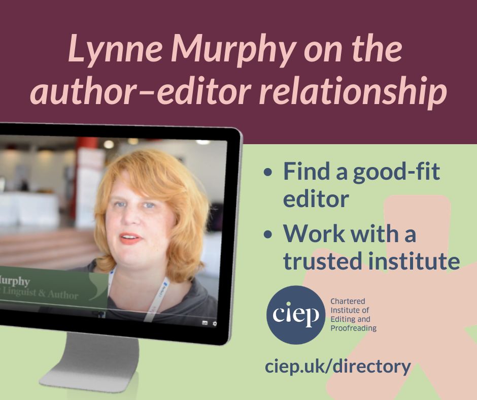 Jo Bottrill (@jobottrill) on Twitter photo RT <a href="/The_CIEP/">CIEP Official</a>: Professor Lynne Murphy discusses her experience of being edited and the author–editor relationship. Watch the video here. j.mp/3AcCUvI RT <a href="/The_CIEP/">CIEP Official</a>: Professor Lynne Murphy discusses her experience of being edited and the author–editor relationship. Watch the video here. j.mp/3AcCUvI