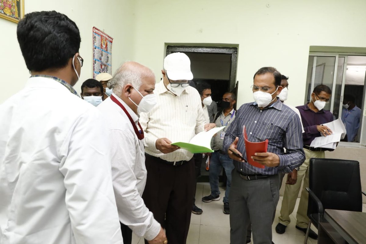 Shri Gajanan Mallya,General Manager,SCR along with officials flagged off First CC Rake and inspected Belampalli Railway Station, Running Room, Health Unit, Rly. Colony, Crew Booking Lobby and held meeting with siding authorities for effective #freight loading <a href="/drmsecunderabad/">DRM Secunderabad</a>