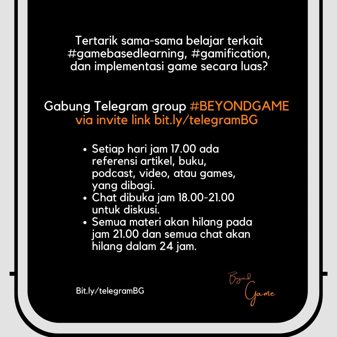 eNugroho's tweet image. #beyondgame Telegram Group
