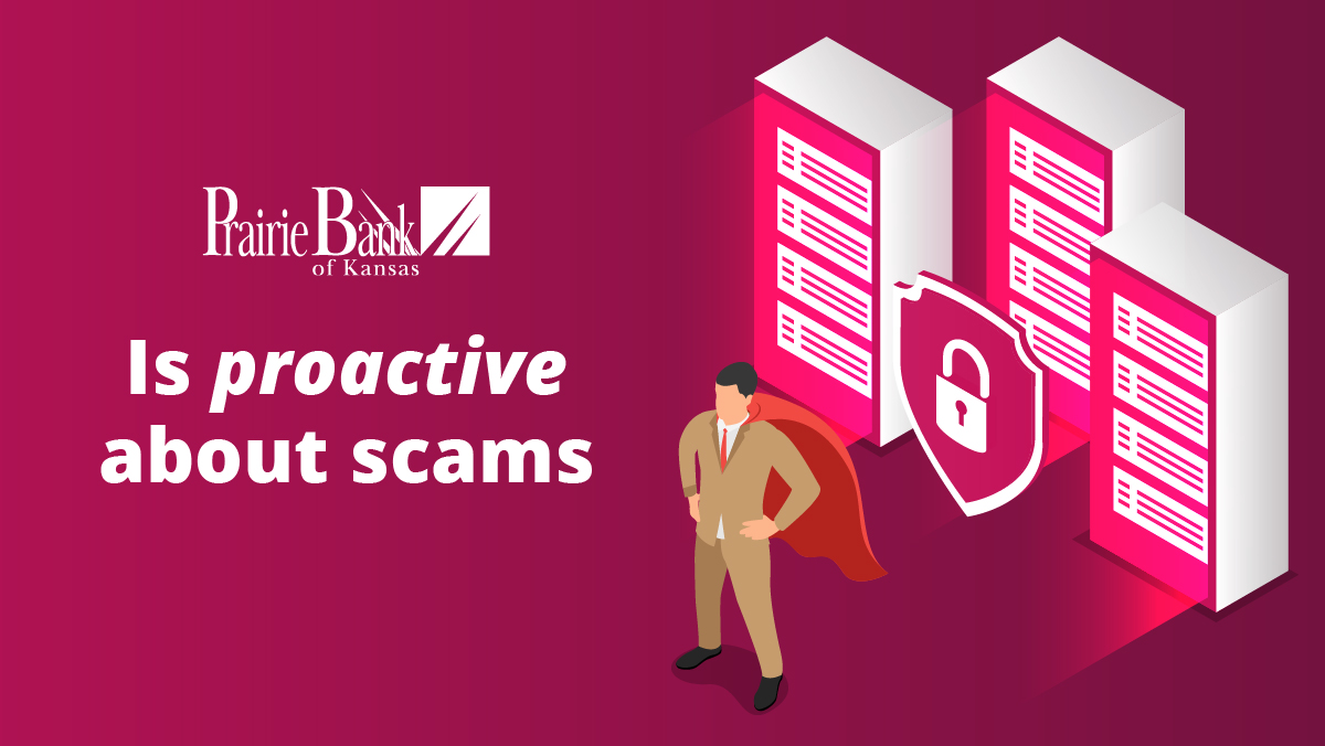 PrairieBankKS's tweet photo. Be proactive about your #cybersecurity. https://t.co/kj3P8w3tNO