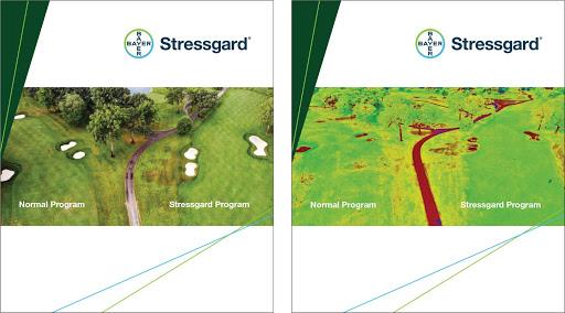 EnvuGolfUS's tweet photo. You can see the #StressgardDifference right away. Repeat applications of Stressgard® maintain high turf quality, density and color. The proprietary pigment is optimized into the formulation to give turf a natural look that your golfers will notice. https://t.co/9xInaZomRm https://t.co/JB2coigXsj
