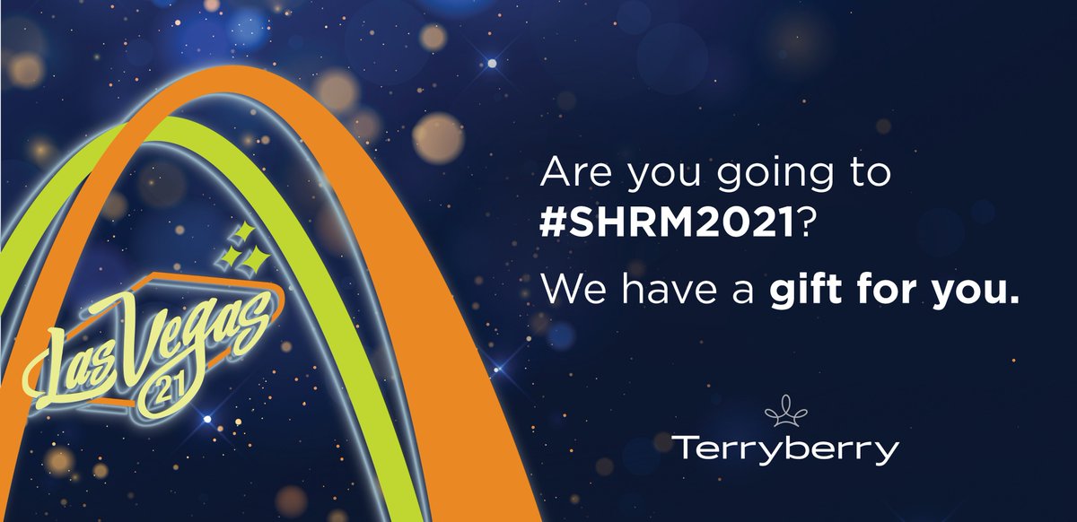 Are you attending #SHRM21? We have a gift for you! Visit us virtually or stop by booth #15055 - don’t forget to register for your free gift terryberry.com/shrm/ #HumanResources #HR #EmployeeRecognition #CompanyCulture #SHRM