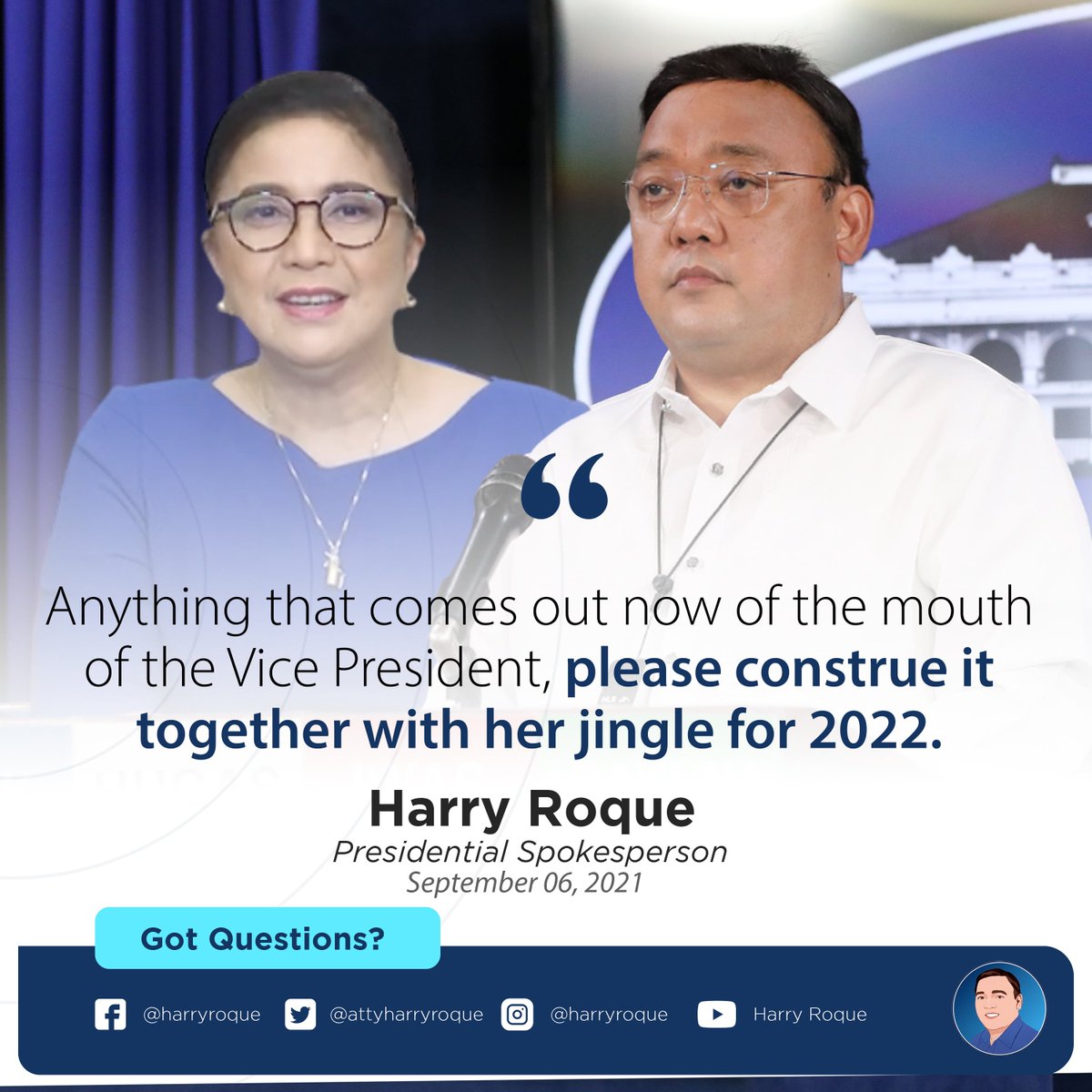 Harry roque twitter
