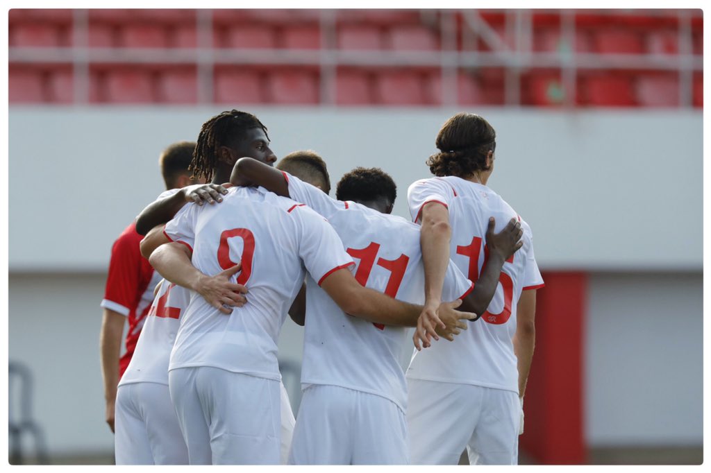 FGScoreCentre's tweet photo. FT:
Gibraltar U21 🇬🇮 0-4 🇨🇭 Switzerland U21
📸 @Rough_Ready_GBZ
#GIBSUI #U21Euro #Gibraltar https://t.co/q1YBicCvRs
