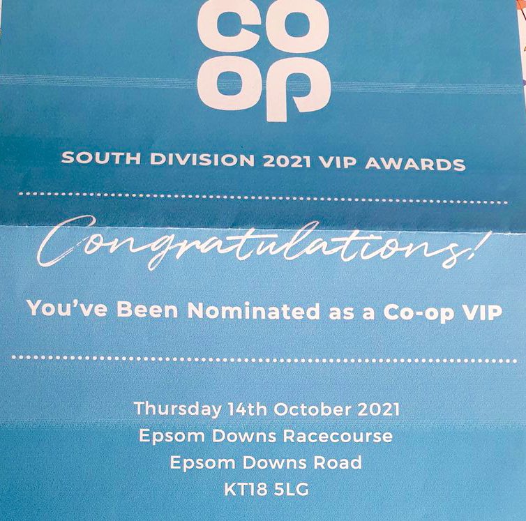 JoanneGatesie13's tweet image. So proud that my store Romford South Street @coopuk has been nominated for the award. They have worked so hard and I am proud of all my team @MichaelRoast @HawVicky @PeterBatt3 also looking forward to try and use my 📸 skills on the day ☺️ #happymanager