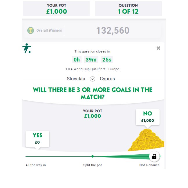BTDtipster's tweet photo. Question 1 - Slovakia need to win if they want to qualify but they've not scored more than 2 in their last 21 matches, combine that with Cyprus not scoring in their last 7 away games hopefully means a 1-0 or 2-0 Slovakia win.

0-0 when they met in March too.

#BeatTheDrop https://t.co/oQlCFgYbKS