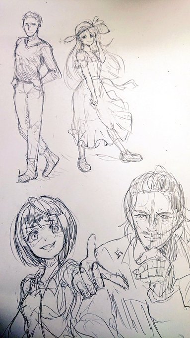 練習アンド落書き 