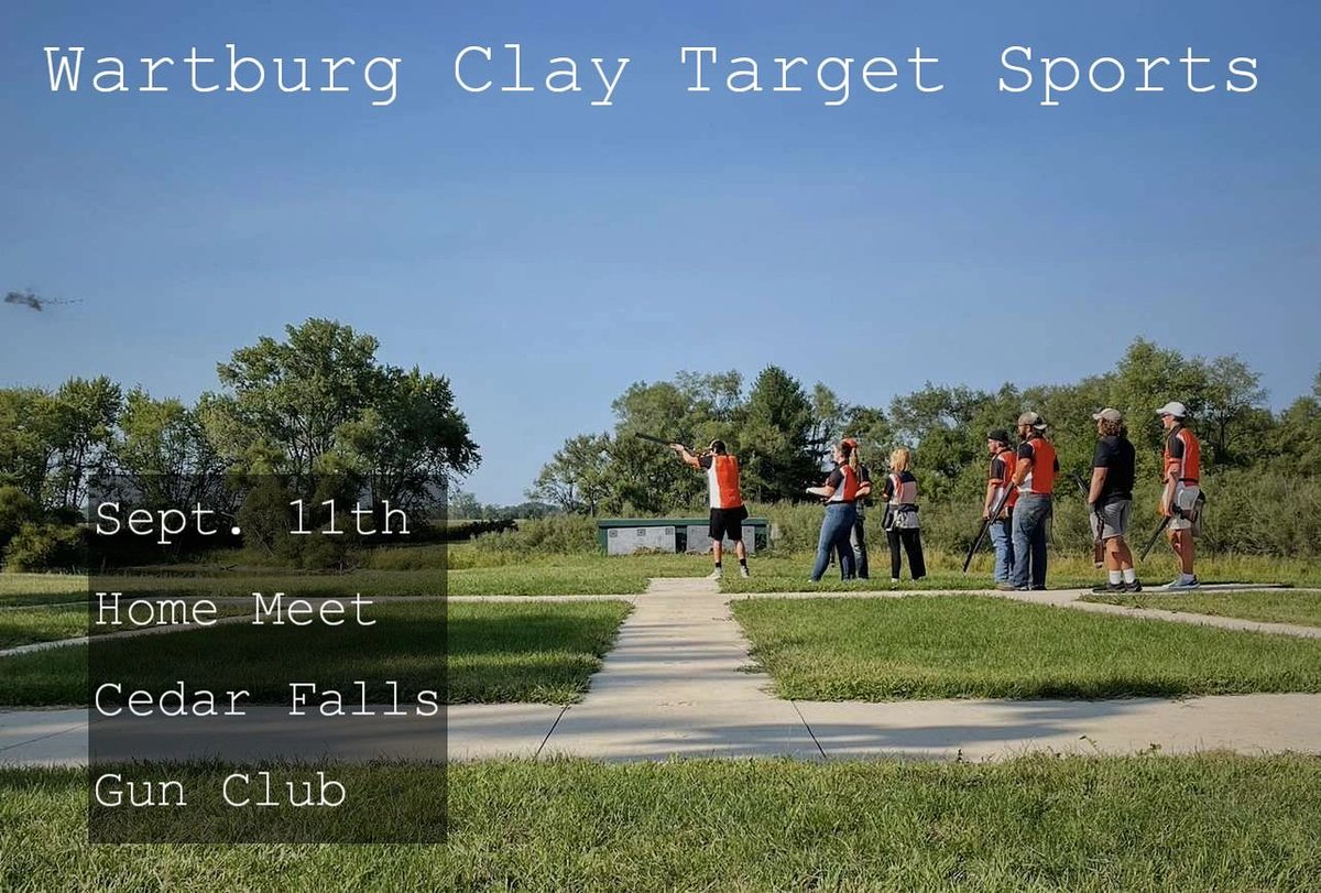 Knights are excited to kick off our main season this Saturday with our Home Meet ar Cedar Falls Gun Club. Come see the Knights compete in Trap, Skeet, and Sporting Clays!!