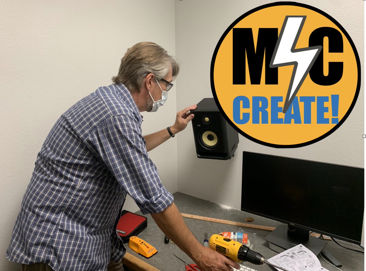 Nothing like a new set of speakers to upgrade a video editng bay - along with a new Mac. The MIC is NAU's home for media creators