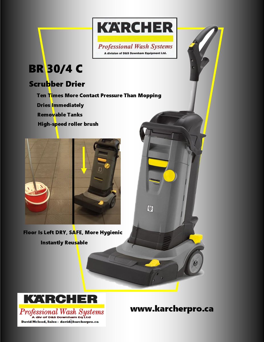 Microdabbler's tweet image. "Perfect Alternative To Manual Cleaning"
This machine is as easy to maneuver as a vacuum. It exerts ten times more contact pressure than mopping by hand with far better cleaning performance. And this, at a roller speed of about 1,500 revolutions.
