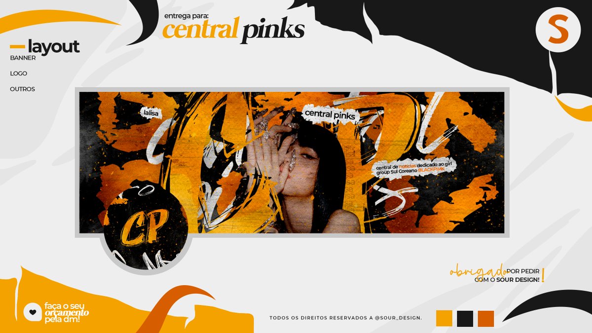 Entrega para: <a href="/centralpinks/">CENTRAL PINKS</a> 🧡
Obrigado pela confiança!