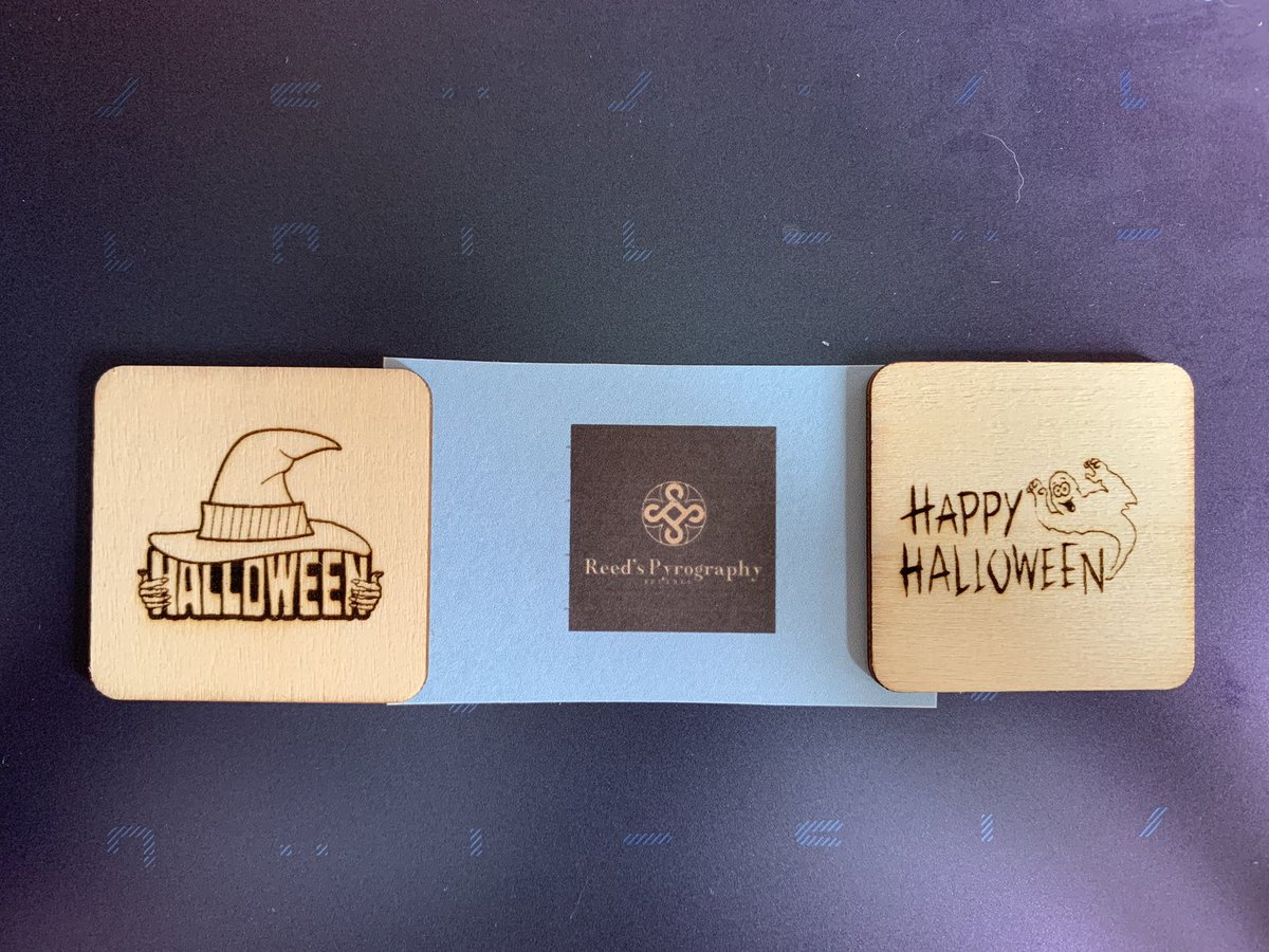 ReedPyrography's tweet photo. Some things we have created, fridge magnets to coasters for your mugs #pyrography #magnets #coasters #IsleofWight https://t.co/sJk8eU3Nx1