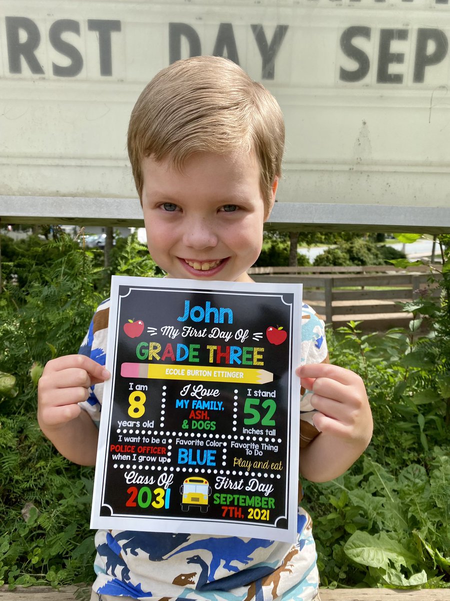 berducky's tweet photo. First day of school! Pre-primary for Ben and Grade 3 for John 😮🤯🥰

#firstdayofschool #preprimary #grade3 #frenchimmersion #ecoleburtonettinger #littlemonkeys #lovethemtopieces #fairview #novascotia https://t.co/iqgRuSyBMb