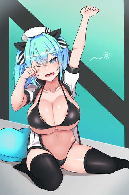 [R18]よそのこ ミズキちゃんが寝相わるくて、寝起きも弱いといいなという妄想の絵です、。 