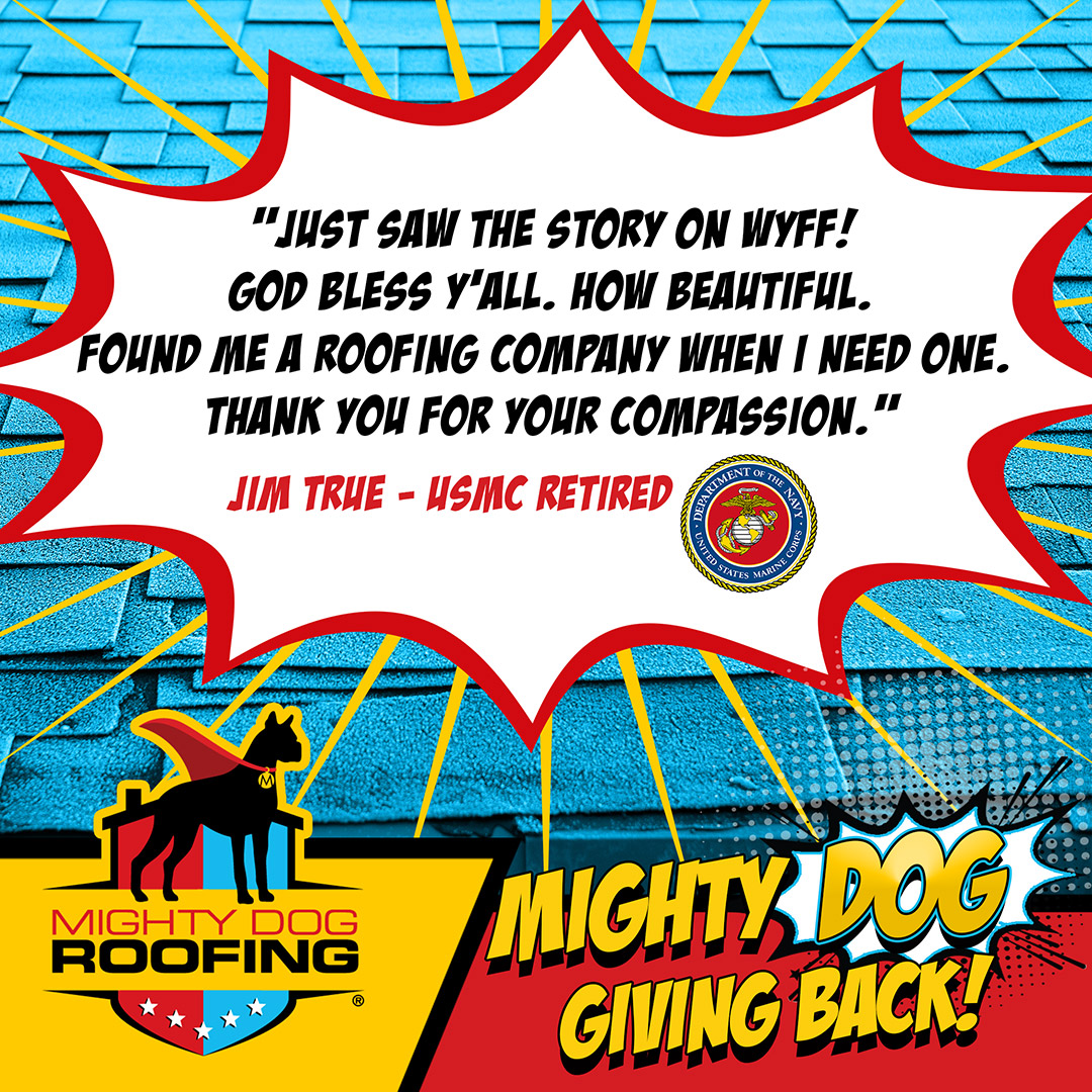 We Love our Mighty Dog Roofing Family and our Customers!
If you didn't see the coverage please check it out here! &gt;mms.tveyes.com/PlaybackPortal…

GO GREENVILLE MDR!!
