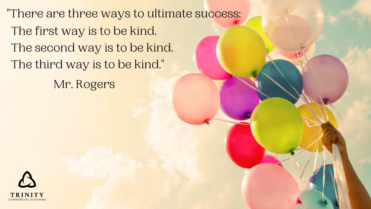 TrinityComClean's tweet image. Mr. Rogers said....

Be Kind! ❤️

trinitycleaningnc.com
#mrrogers #beourneighbor #dogood #commercialcleaning #officecleaning #mooresvillenc #charlottenc #lakenormannc
