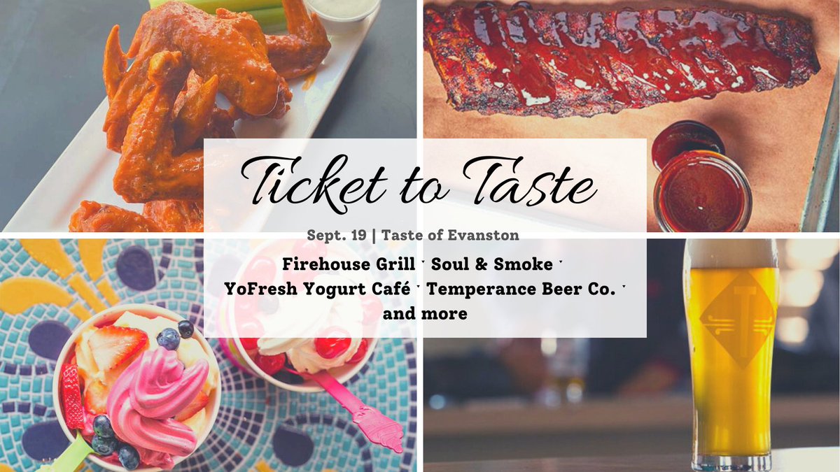Eating well while doing good! Head to tasteofevanston.org to buy tickets today. #Soul&amp;Smoke #firehousegrill #temperanceBeer #tasteofevanston #evanstonrestaurants #downtownevanston #evanstoneats #eatlocal #evanstonbars #evanston #evanstonstrong