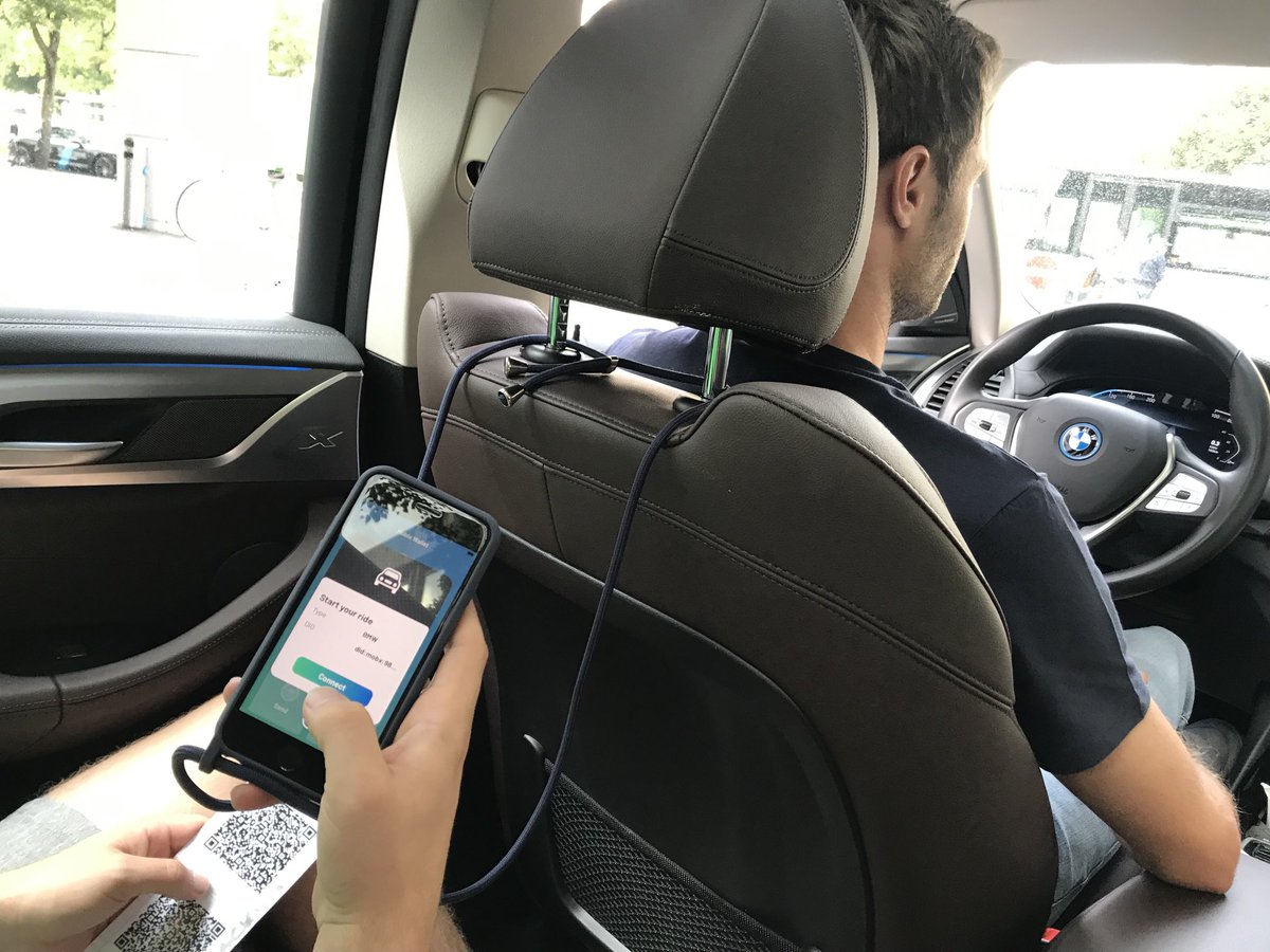 MariaMinaricova's tweet photo. And I am taking the @BMW for the test ride. 💪🏼🚗😎
@Fetch_ai #AutonomousAgents #mobility #DeepParking #BlueLane @IAAmobility https://t.co/YPHyFRDIkN