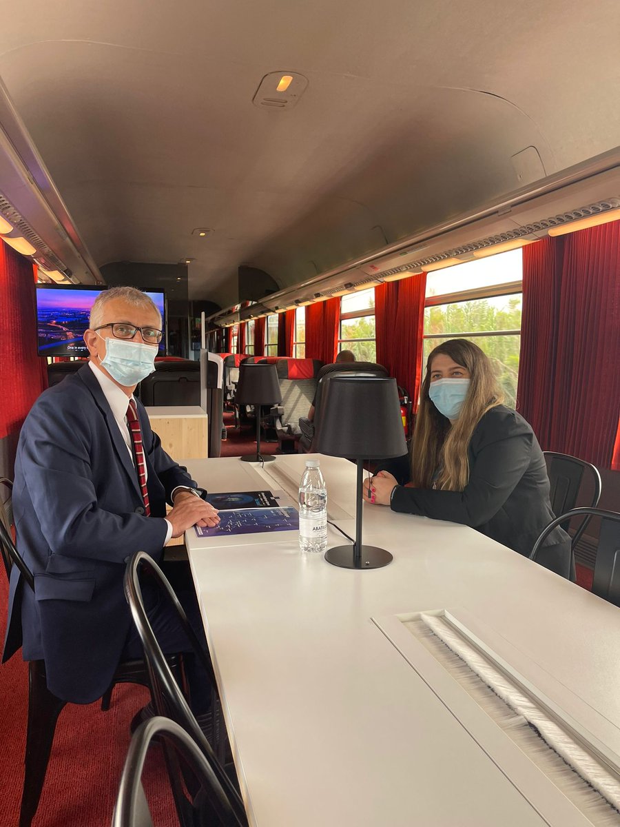 euroblind's tweet photo. Today Francesca Sbianchi @UICIesteri was on #connectingeuropeexpress train from Milan to Rome for us, invited by @albertowmazzola @CER_railways to discuss rail #accessibility and freedom of movement of persons with #disabilities.
Our video on this right: https://t.co/fZTLwVyXew https://t.co/bBznEh0Ifo