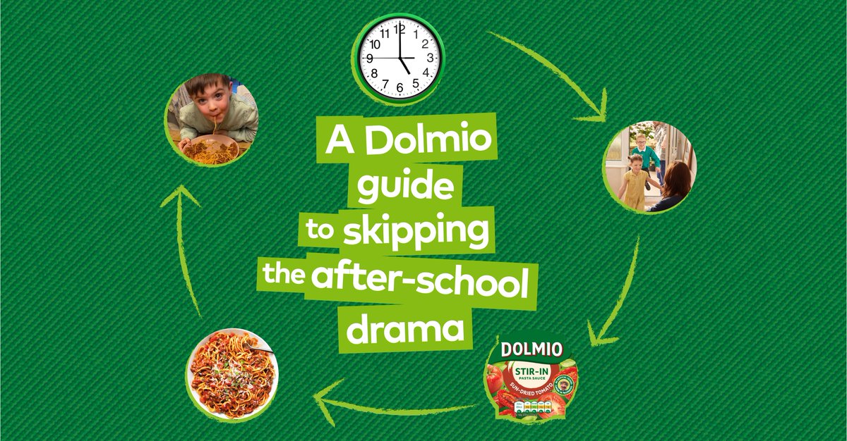 It's back-to-school week... dun dun dunn! 👀 Skip the after-school drama with a Dolmio Stir In. Simply stir it into a bowl of pasta and serve! Got any other dinner-time saving tips? We'd love to know!👇 #NoDrama