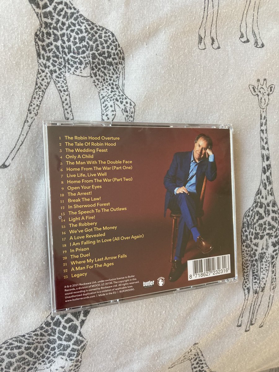 LouBcakes's tweet photo. In this age of #digital #downloads sometimes only the real thing will do! β¦@CdeBOfficialβ© #TheLegendofRobinHood #presenttomyself #CD https://t.co/AXAvILp9oh
