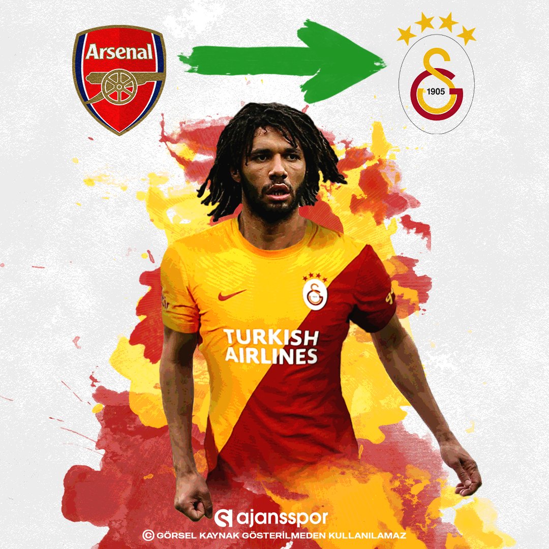 🟡🔴 Galatasaray, bir dönem Beşiktaş'ta kiralık olarak forma giyen Mısırlı oyuncu Mohamed Elneny ile anlaşmaya vardı.