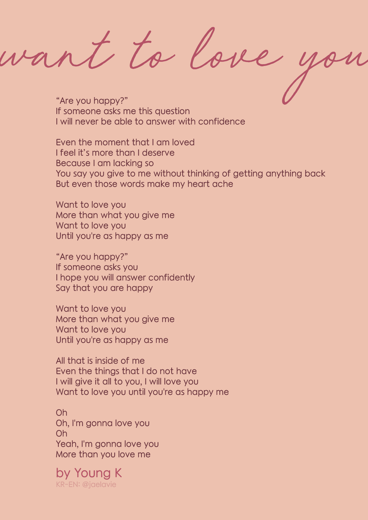 Teks lagu to love you shop more