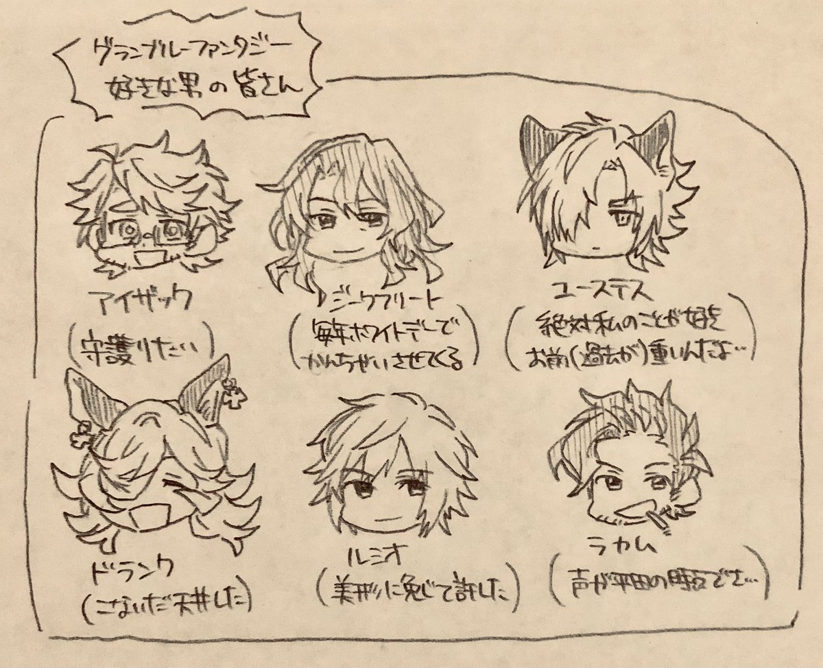 グブンタジー好きな男の人たち(まだいるけど) 
